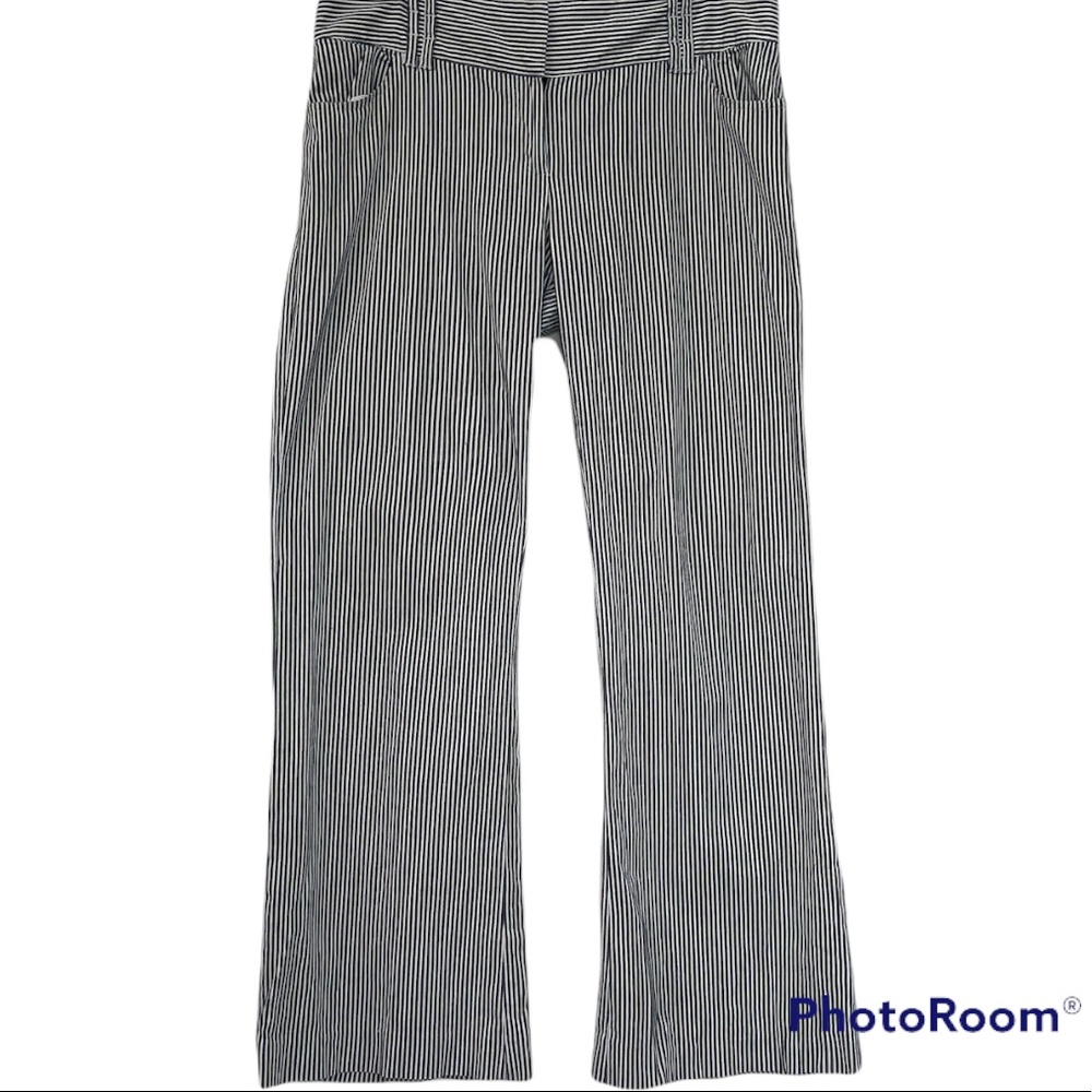 Anna Rachele Striped Low Rise Flared Pants Size EU 46 US Size 12
